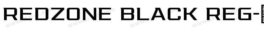 REDZONE BLACK REG字体转换